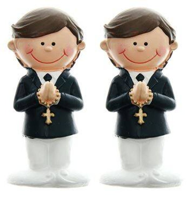 Figurines Communion Garçons ou Filles par lot de 2