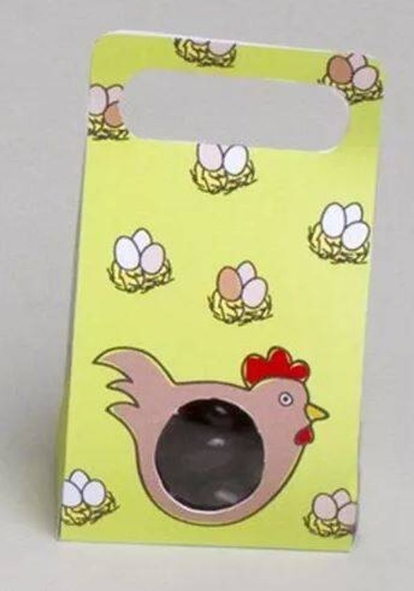 1 Boîte Poule pour Pâques vide