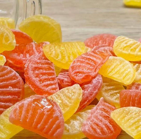 Bonbon goût Orange/Citron 150gr