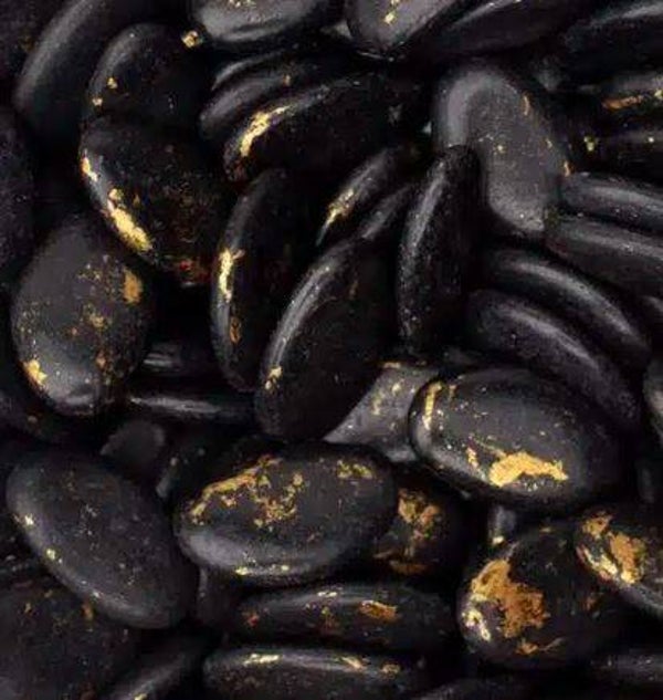 Dragées noire chocolat noir Marbrée or  1kg
