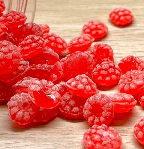 Bonbons au  goût de framboise 150gr