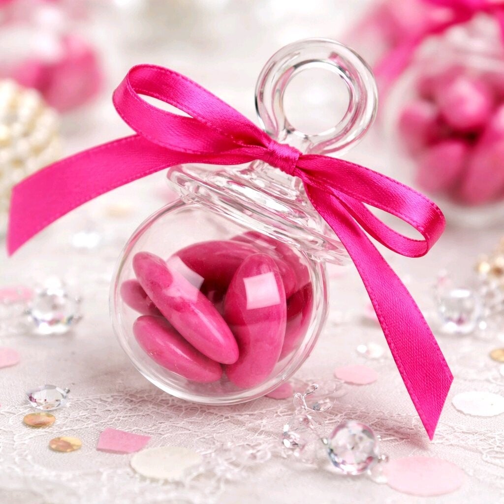 Tétine à dragées transparente