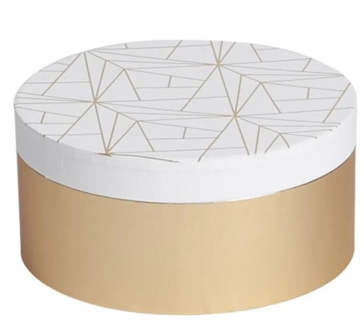 Boîte ronde en carton vide pour 300gr  16x7,5cm