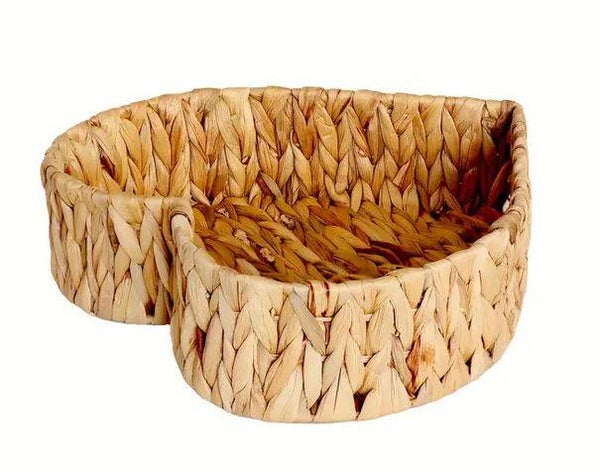 Panier en forme de coeur 32x26,5x9cm