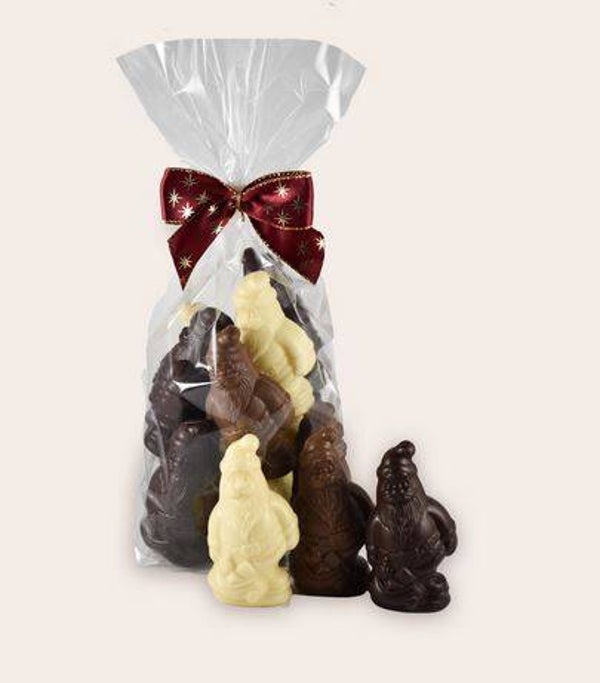 10 Pères Noël creux   8cm  soit 175gr