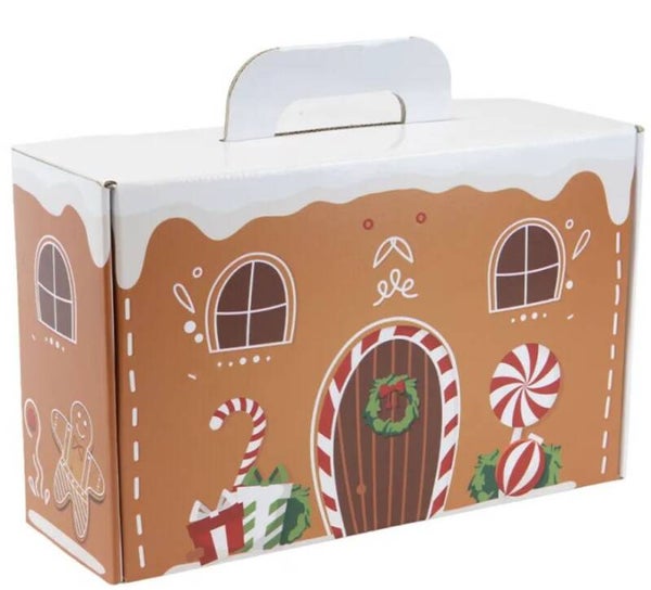 Valisette cadeau carton à remplir  34,5x22x12cm  par lot de 25
