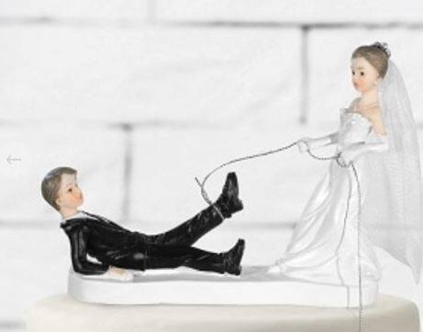 Figurine "Mariage corde" en résine