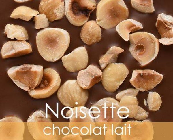 Tablette chocolat lait noisette 100gr par lot de 5