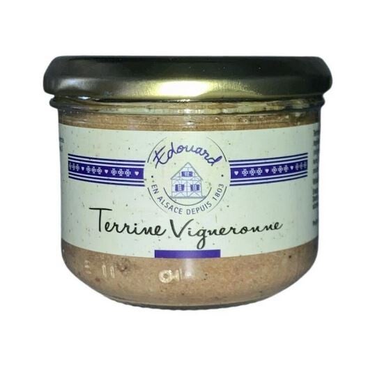 Terrine vigneronne au Riesling    180gr