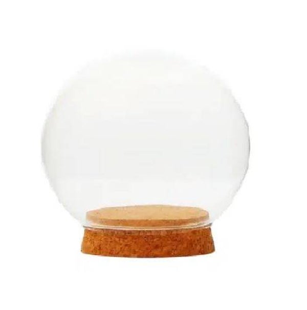 Boule à dragées en verre 5,5x6cm  par lot de 6
