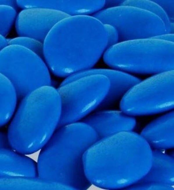 Dragées chocolat Haut de Gamme Bleu roi  500gr