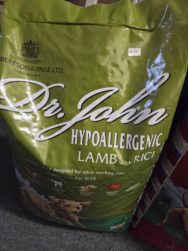 Dr john - Hypoallergenic lamb 12.5kg