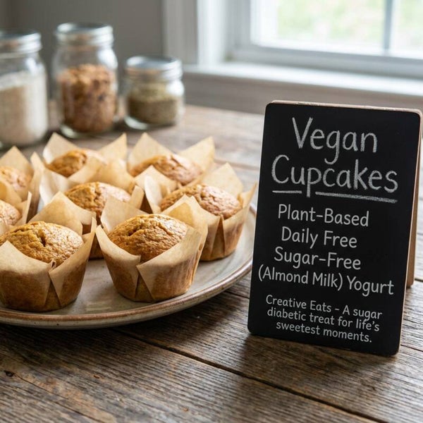 Plain Vegan and Lemon Cup Cakes (DZ)