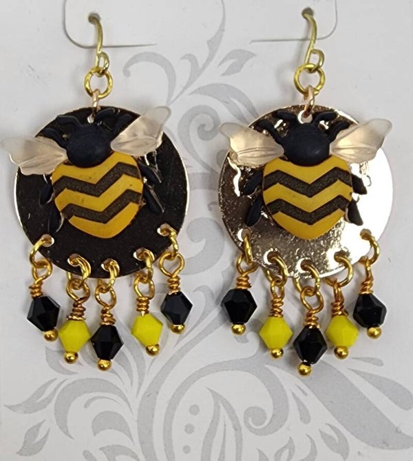Earrings - bees