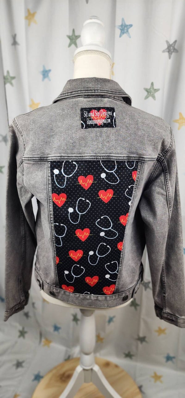 Denim jacket - nurses - size small