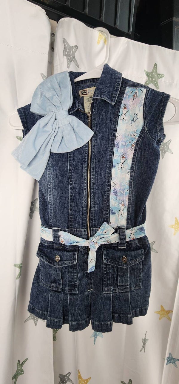 Denim dress - Olaf- kid’s size 5/6