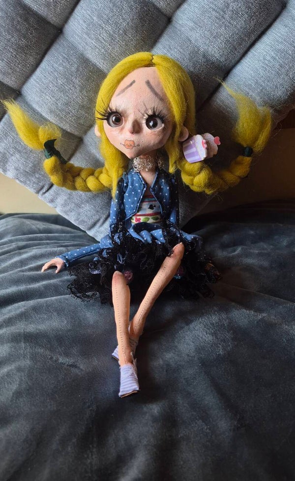 Kleine Cupkace, Ooak Doll