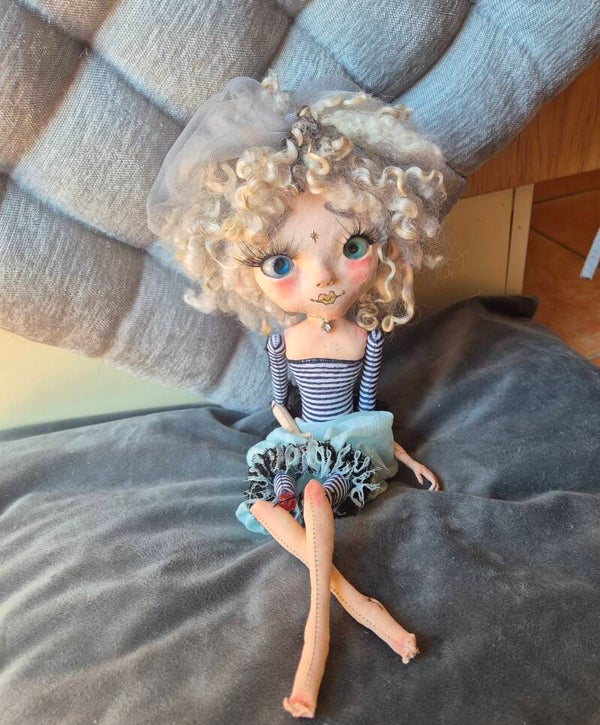 Kleine Meerjungfrau, Ooak Doll, Artdoll