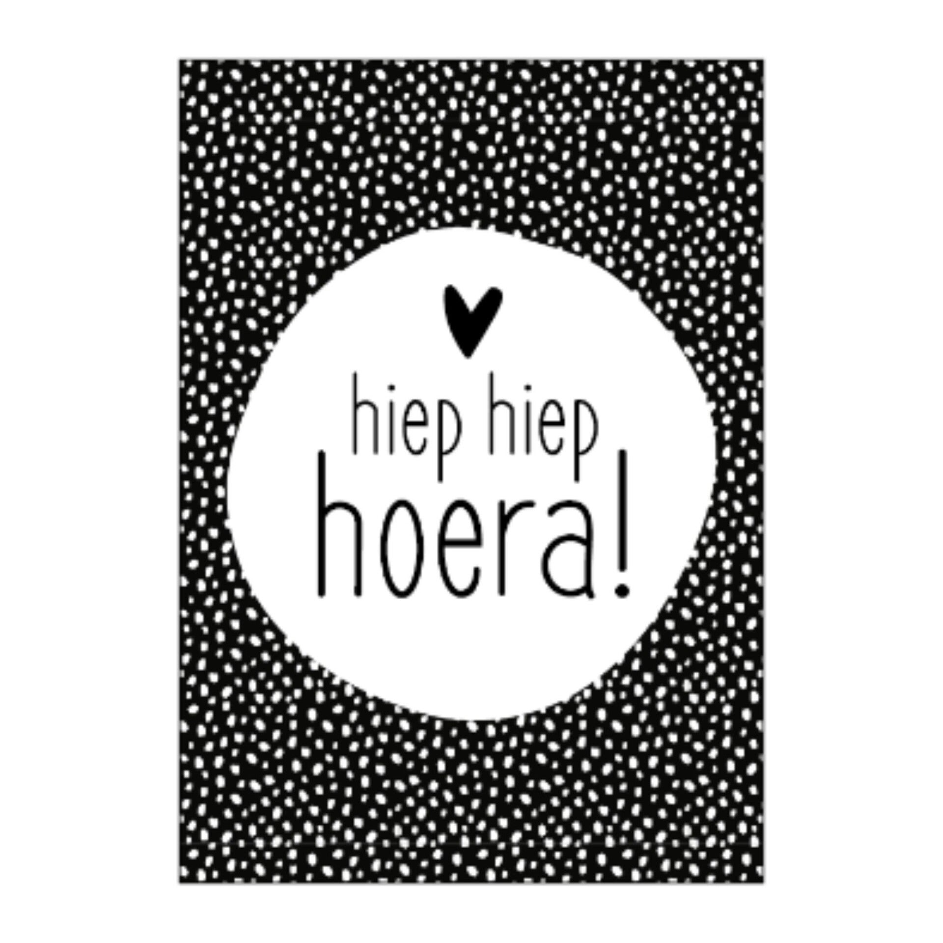 Wenskaart | Hiep Hiep Hoera