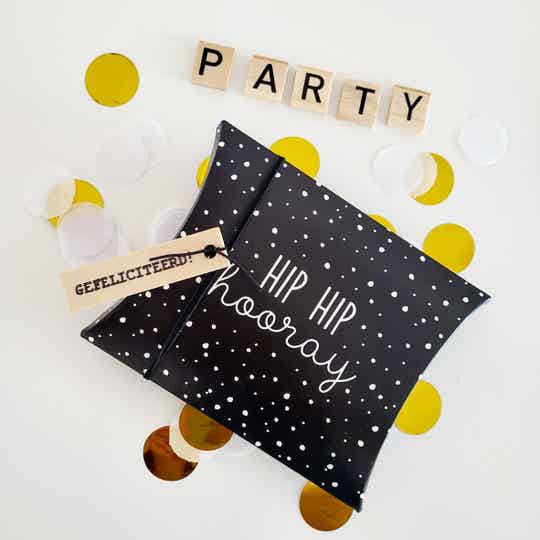 Cadeau | Hip Hip Hooray | Theelichtjes Confetti