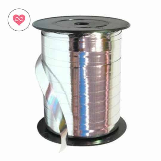 Krullint | Cadeaulint | Zilver Glans