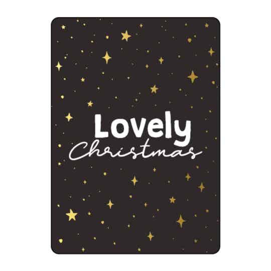 Kerst cadeaulabels gedecoreerd met deco folie Kerst cadeaulabels gedecoreerd met deco folie
