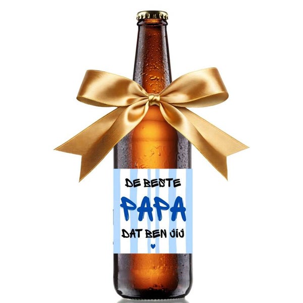 Biercadeau Papa | De Beste Papa Dat Ben Jij | Personaliseerbaar