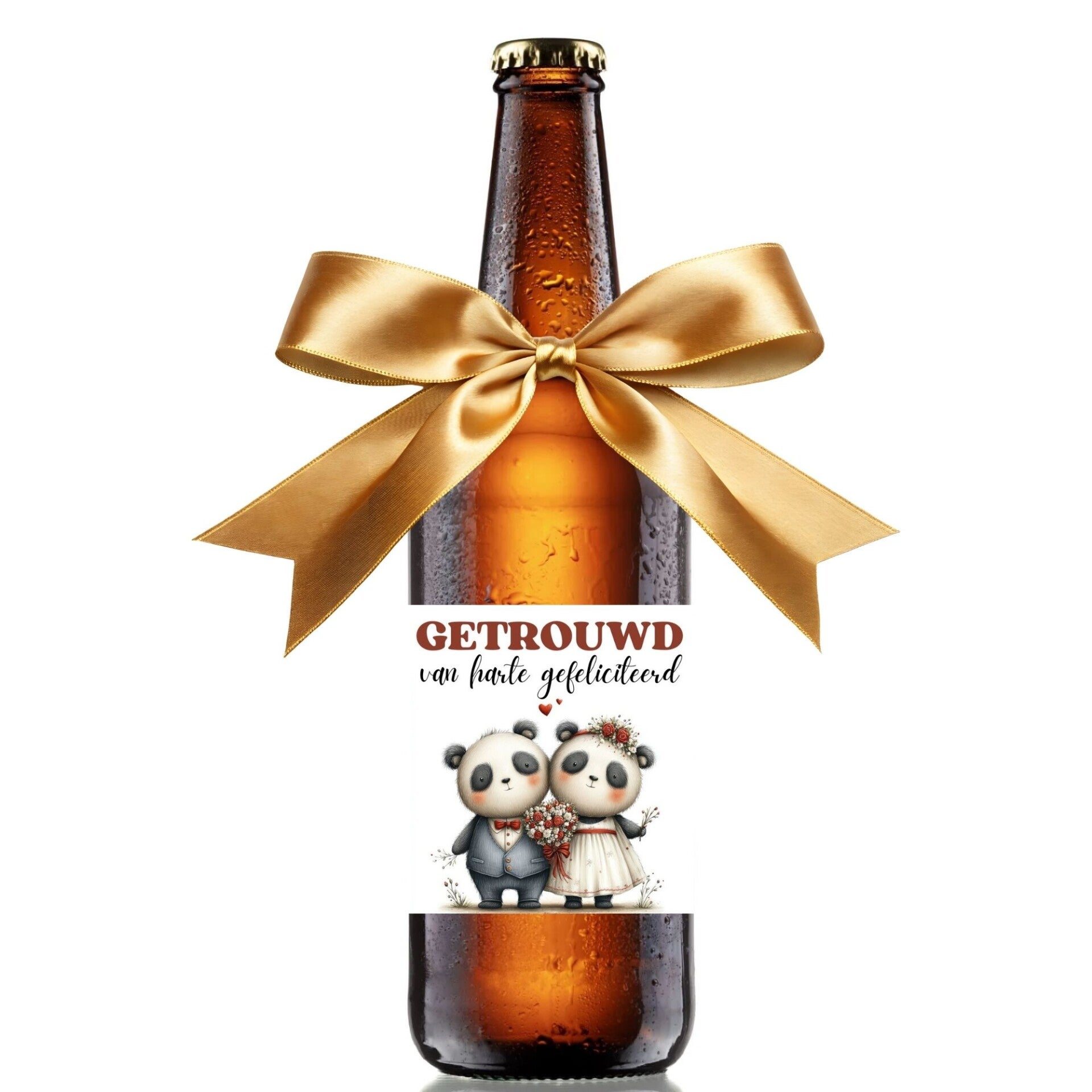 Getrouwd | Van harte gefeliciteerd |  Bier Cadeau