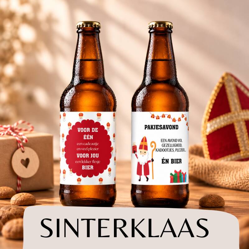 Sinterklaas bieretiketten