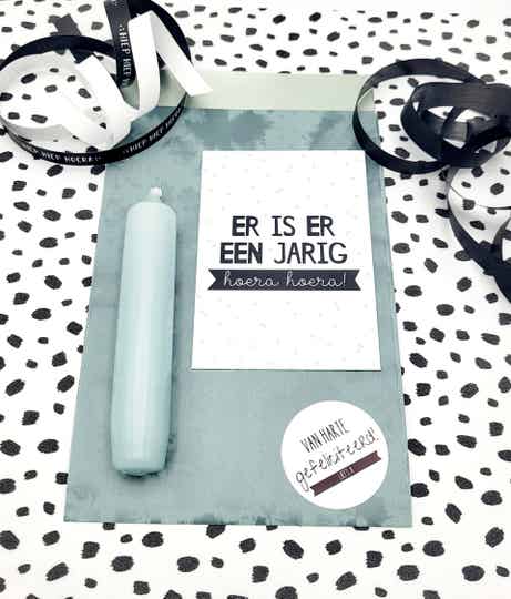 Cadeau Verjaardag | Er is er een jarig