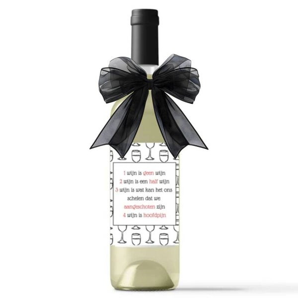 1 wijn is geen wijn... | Wijn Cadeau