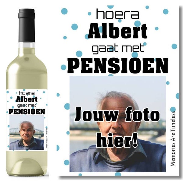 Wijnetiket | Gepersonaliseerd met foto