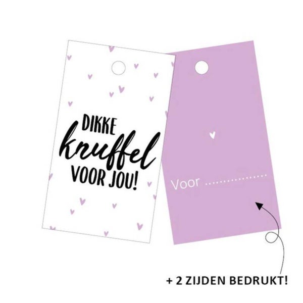 Cadeaulabel | Dikke knuffel voor jou!