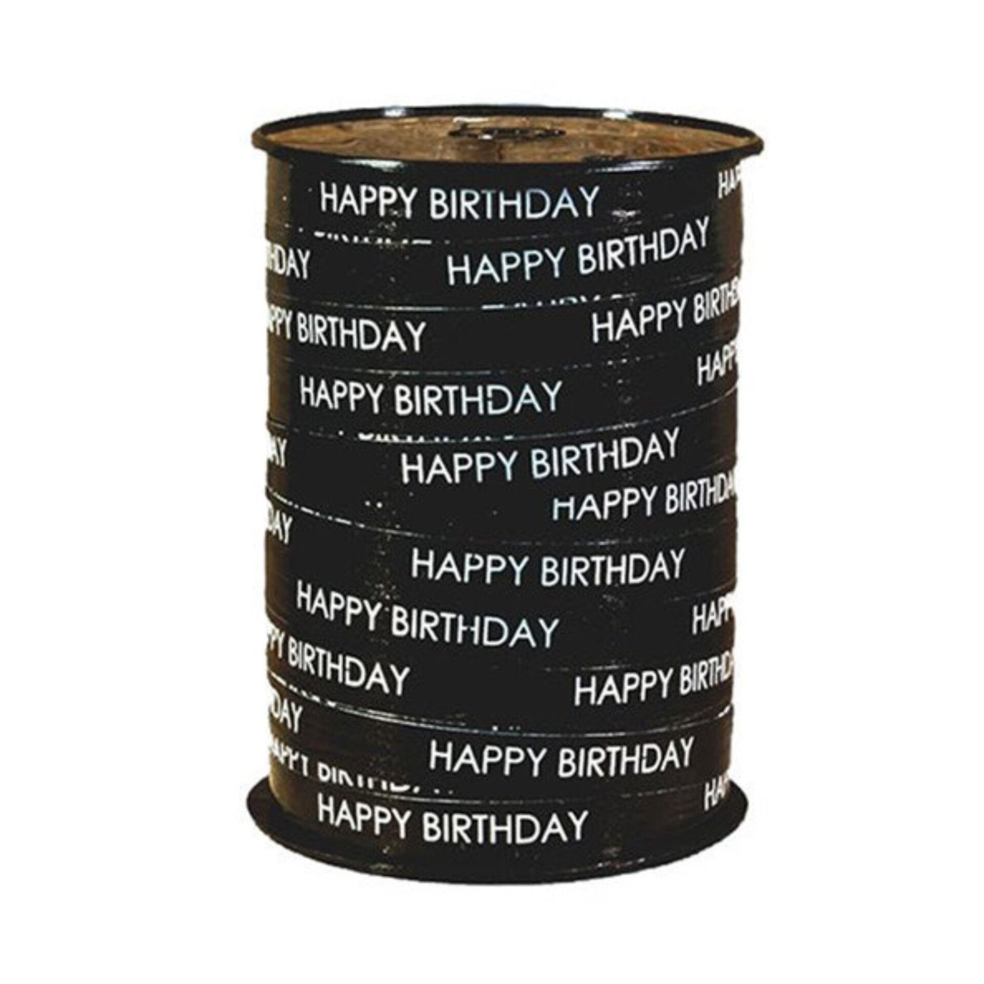 Krullint | Happy Birthday | Zwart