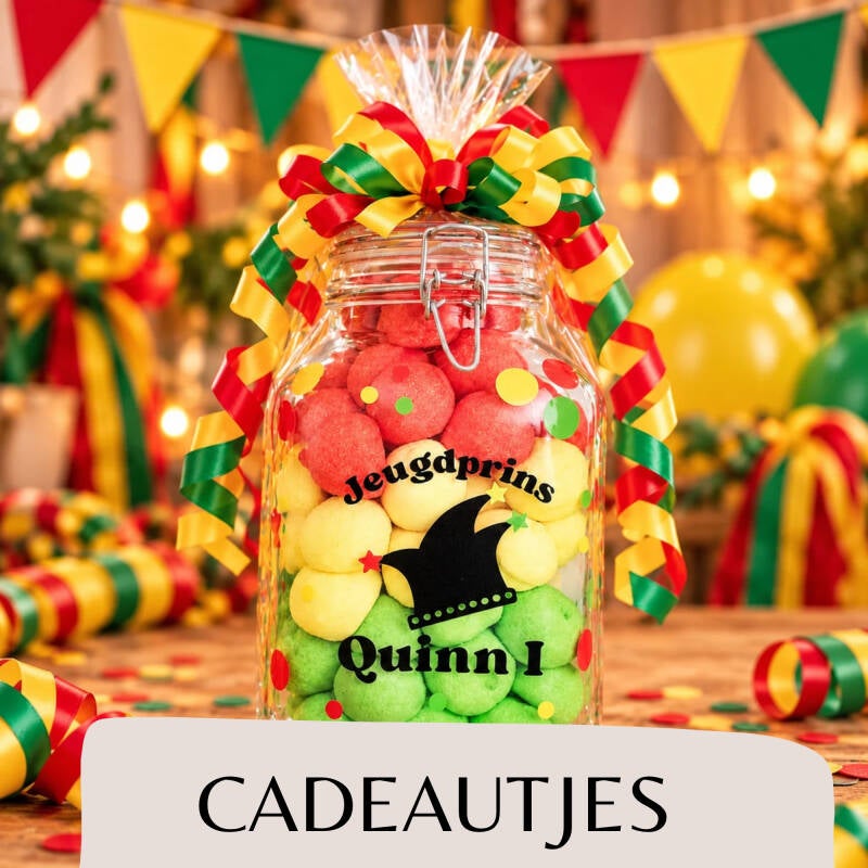 Carnaval cadeautjes gepersonaliseerd