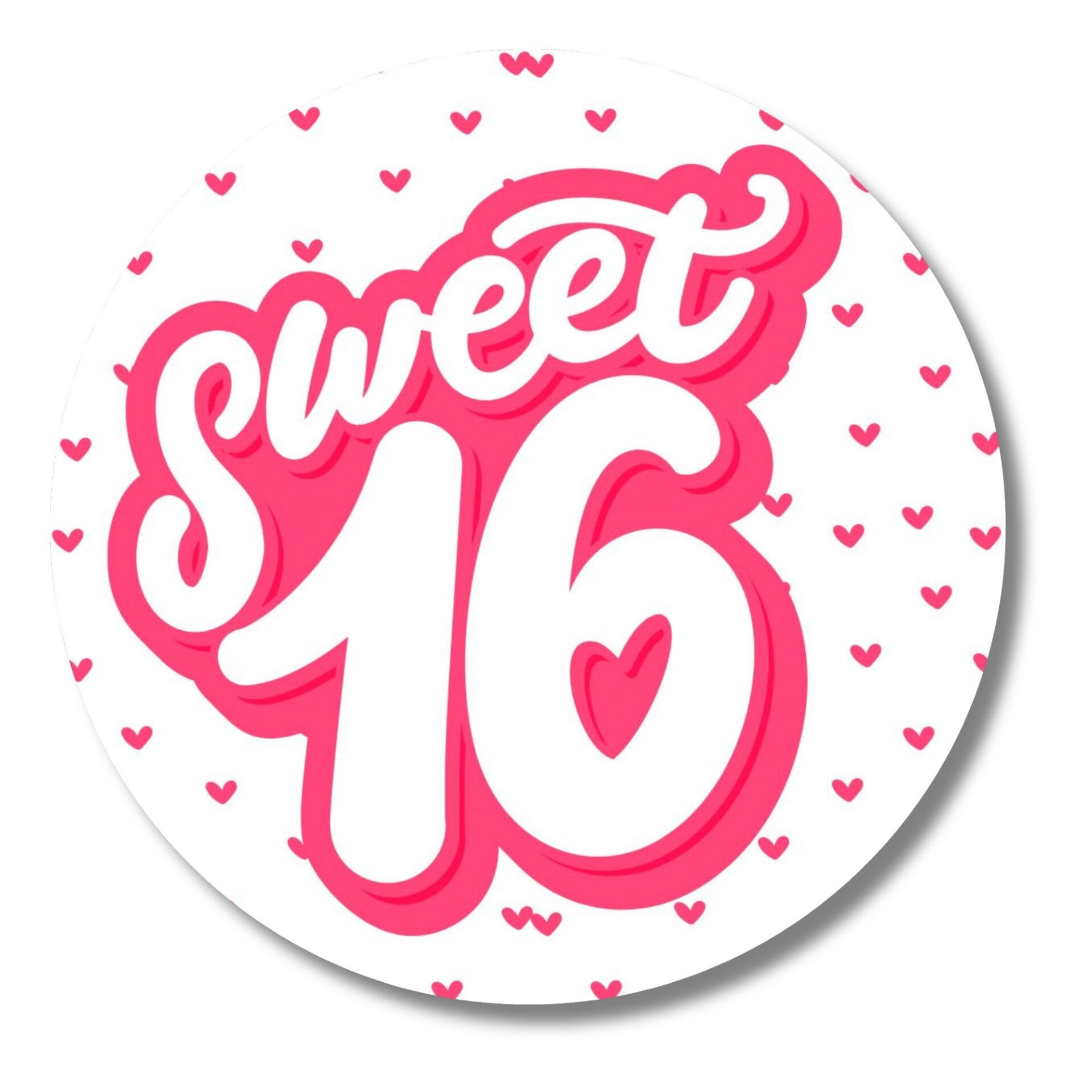 Stickers | Sweet 16 Roze | 20 Stuks