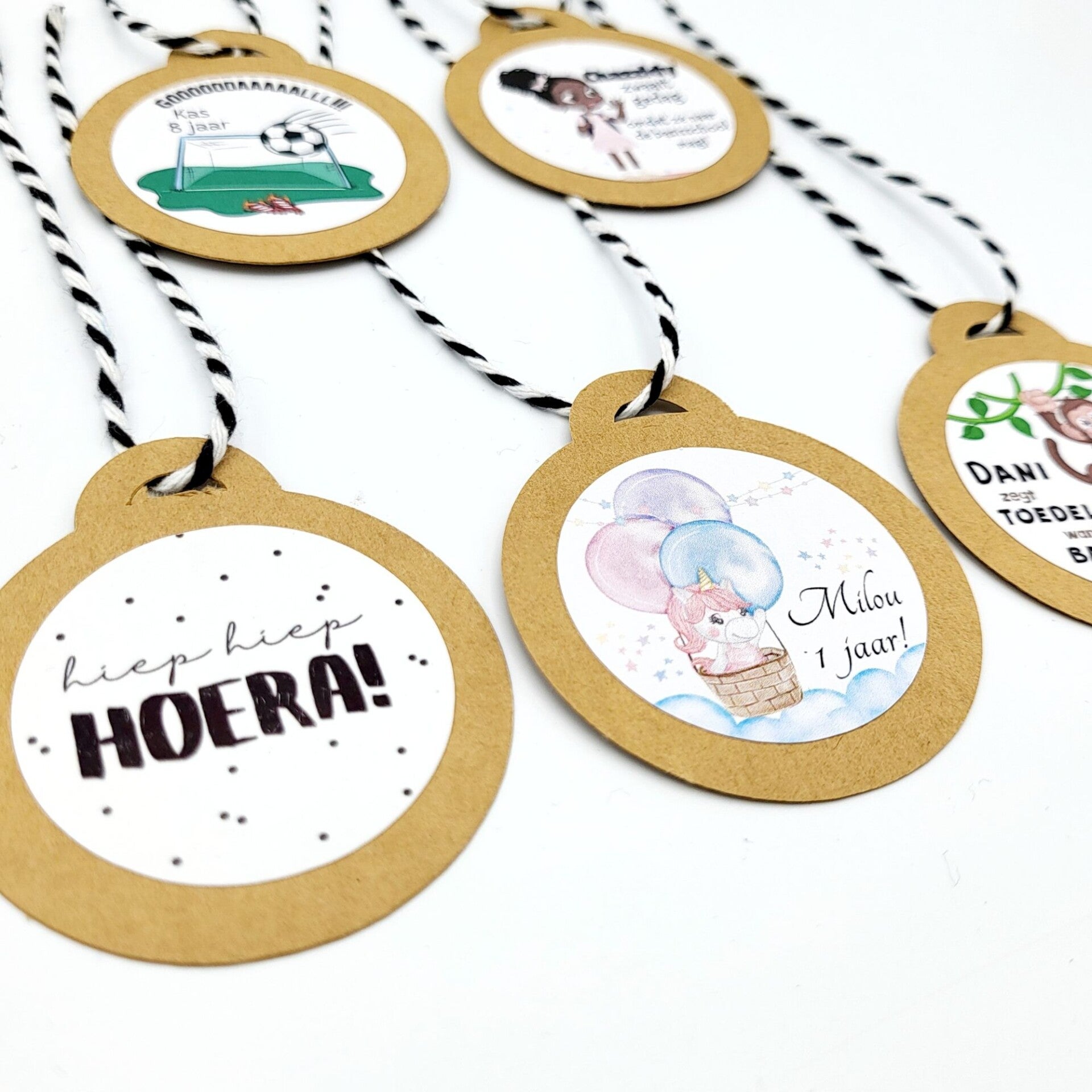 Cadeaulabel | Kraft | Per 5