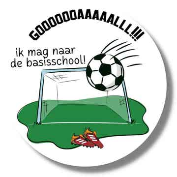 Stickers | Voetbal Gooooooaaaaalll | Basisschool | 20 Stuks