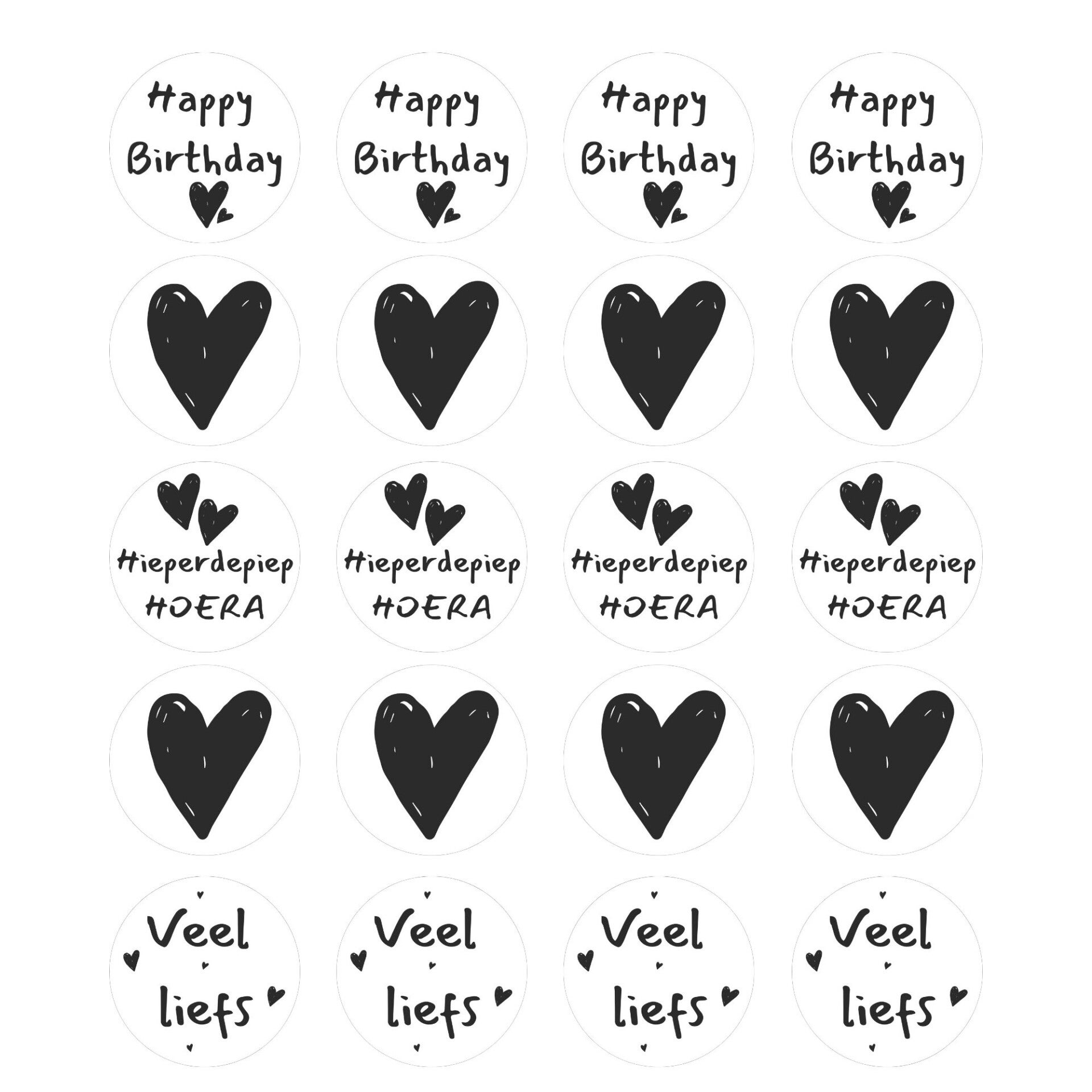 Stickers | Mix | 20 Stuks