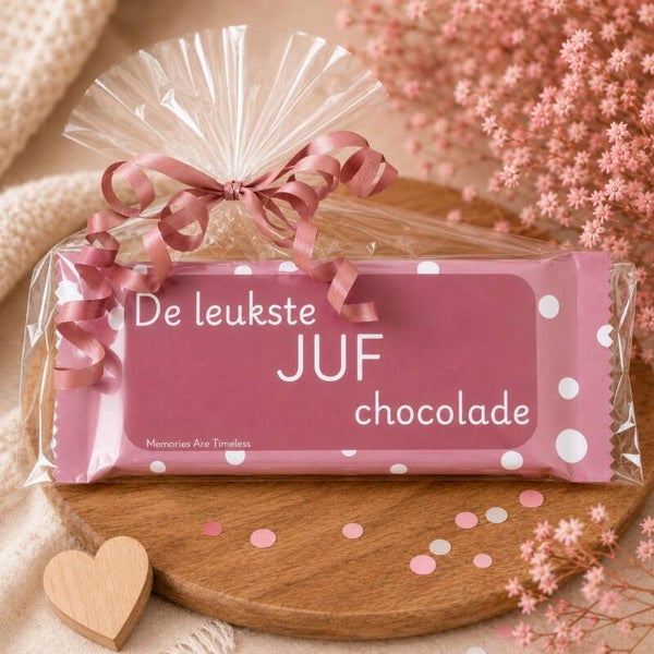 Cadeautje Juf | De leukste juf chocolade