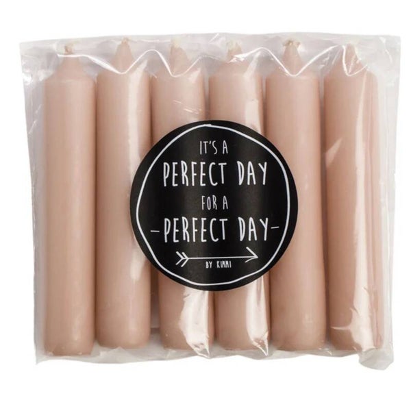 Kaars | Set van 6 | Blossom Roze | Rustik Lys