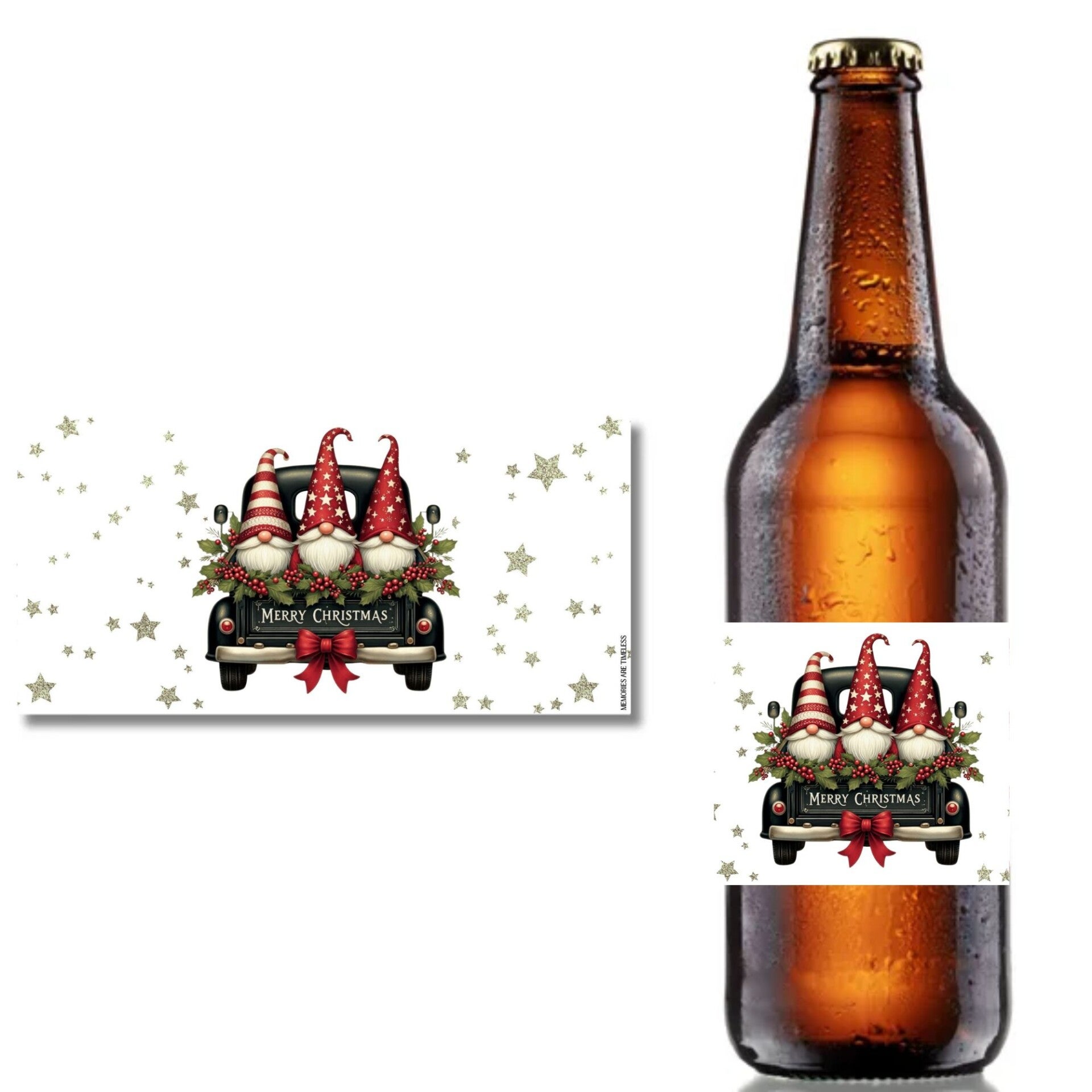 Bieretiket | Kerst | Merry Christmas | Bier