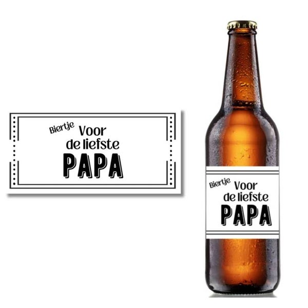 Bieretiket | Liefste papa Bier