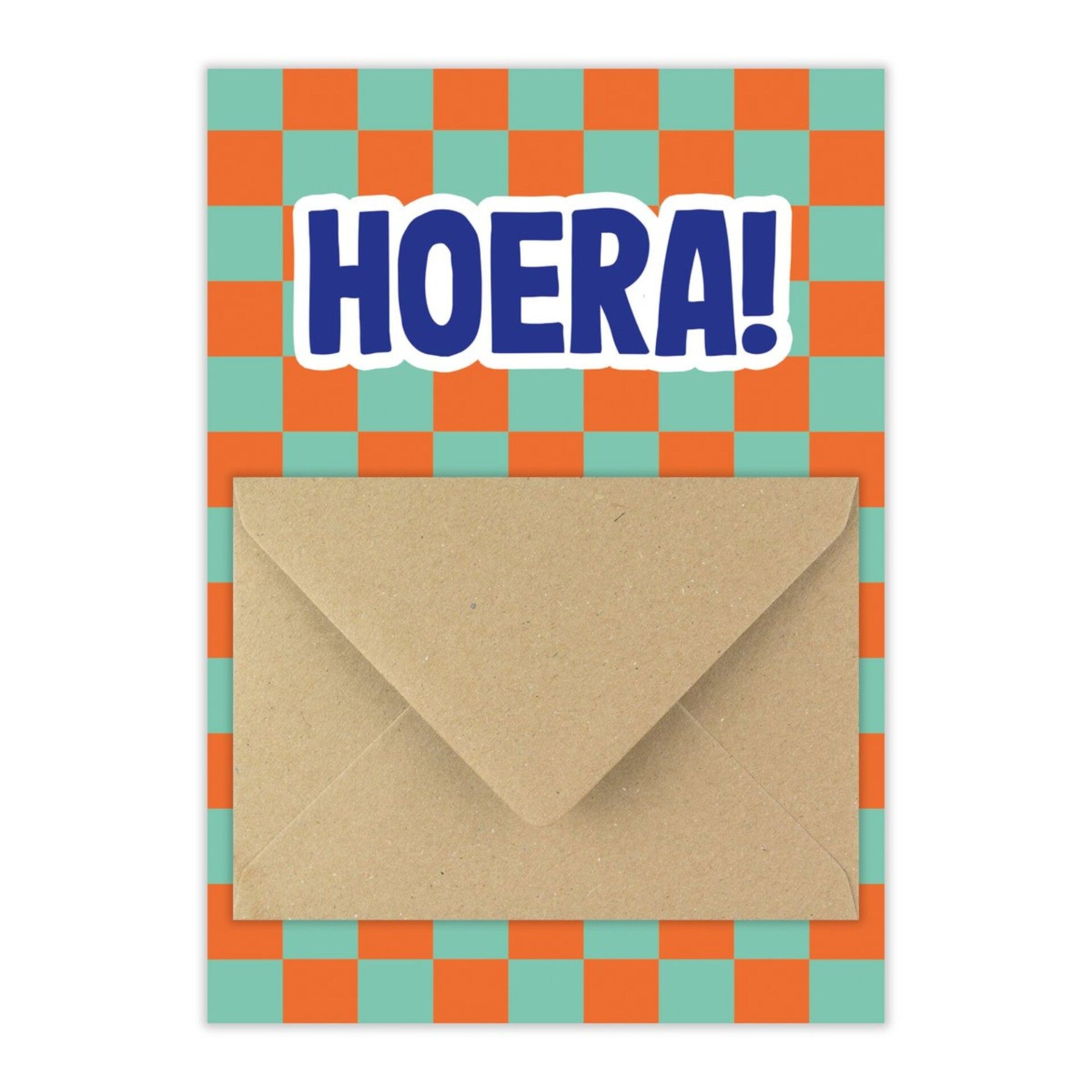 Wenskaart | Geldkaart | Hoera | Kleur