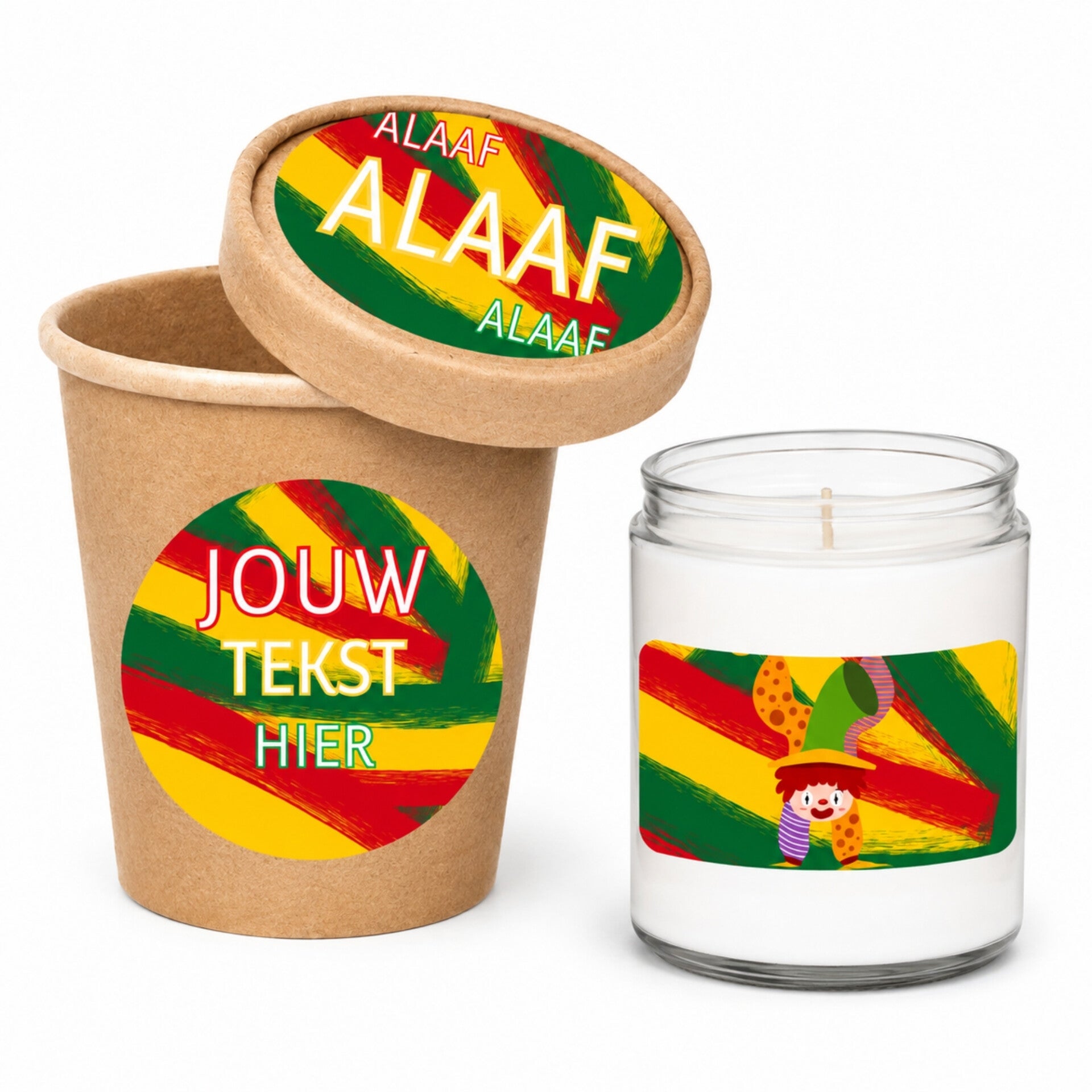Gepersonaliseerde Carnavalskaars | Eigen Tekst | Carnaval Cadeau