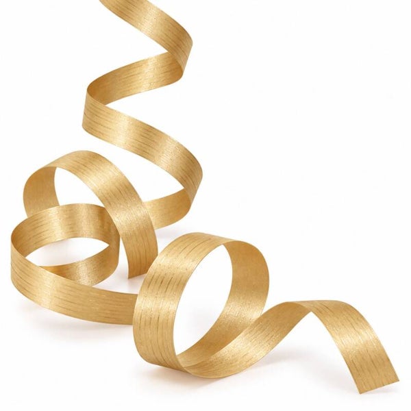 Krullint | Cadeaulint | Goud Paperlook
