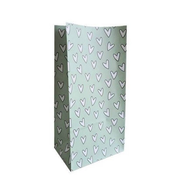 Blokbodemzakje | Hartjes Groen