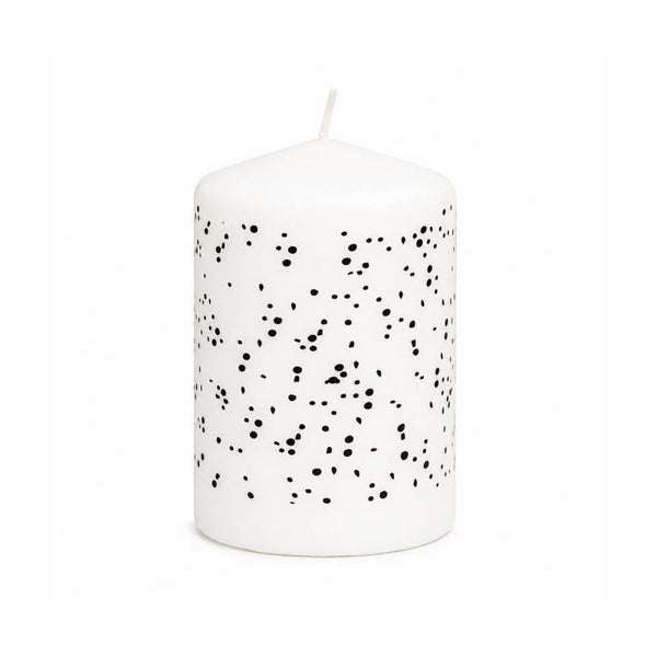 Stompkaars met Stippen | Wit Zwart | Housevitamin | 7 x 10 cm