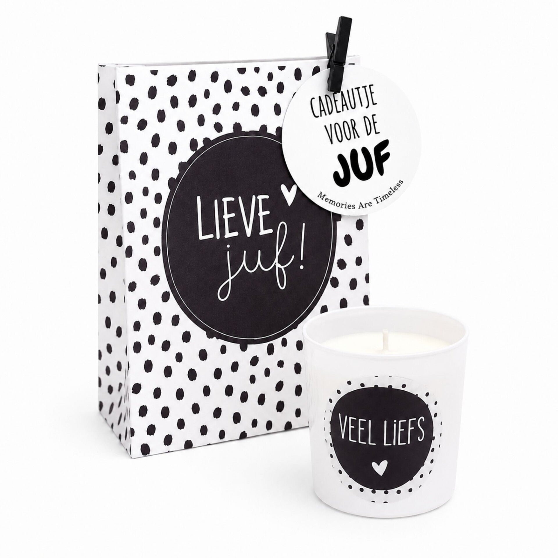 Juf Cadeau | Bolsius Kaars | Lieve Juf Cadeauset
