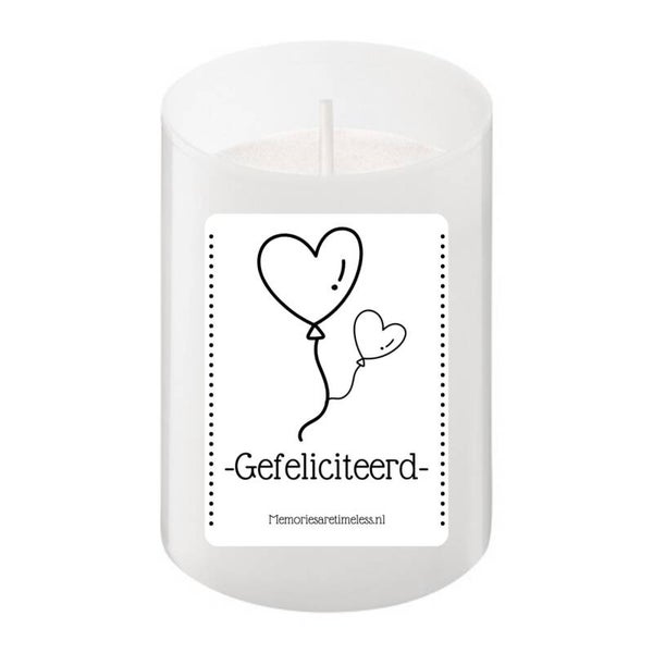 Wenskaarsje | Gefeliciteerd | Cadeautje